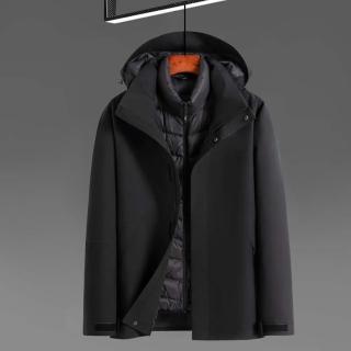 【巴黎精品】現貨+預購 真羽絨90%鴨絨羽絨外套羽絨衣夾克(保暖時尚硬派質感優越男外套4色a1ix69)