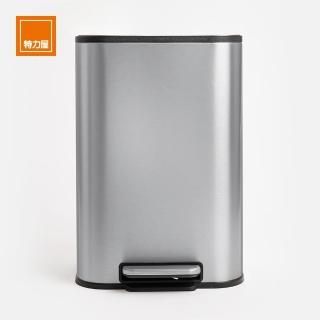 【特力屋】卡爾不鏽鋼緩降垃圾桶 12L
