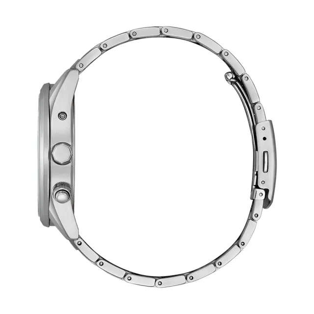 【CITIZEN 星辰】GENTS 五局電波萬年曆光動能抗磁男錶/43mm(CB0270-87A)