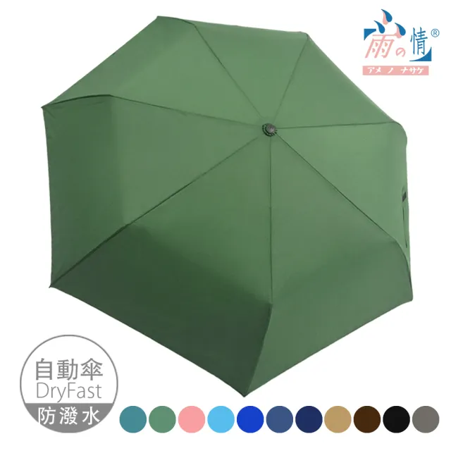 【雨之情】簡約時尚摺壘自動傘(雨傘/折疊傘/摺傘/自動開收)