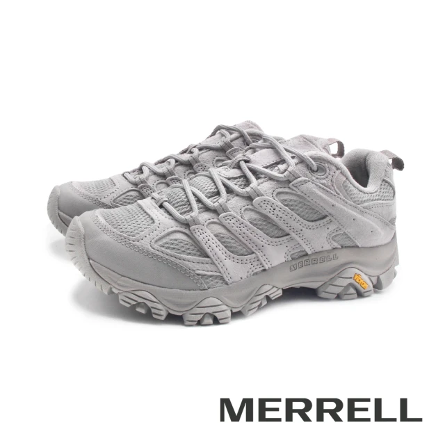 MERRELL 女 MOAB 3 經典登山健行鞋 女鞋(淺灰色)