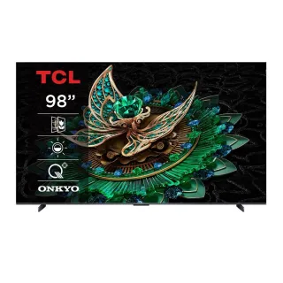 【TCL】98型 頂級千區控光 QD-Mini LED 144Hz Google TV 量子點智能聯網顯示器-廠勘基本安裝(98C765)