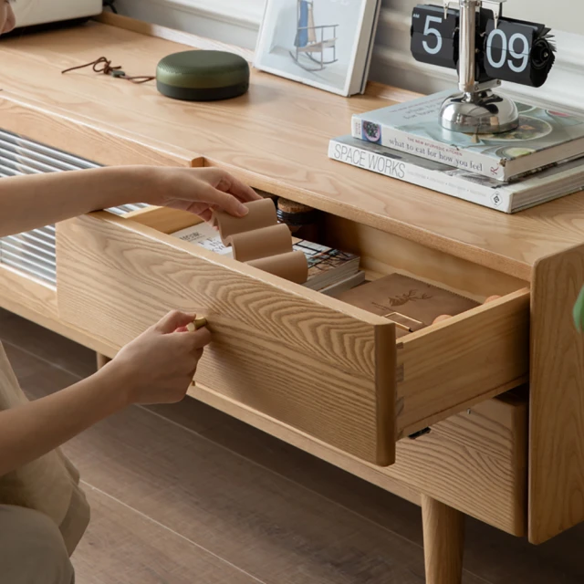 臥室極窄床邊櫃實木床頭櫃 20*40*50CM(置物櫃 抽屜