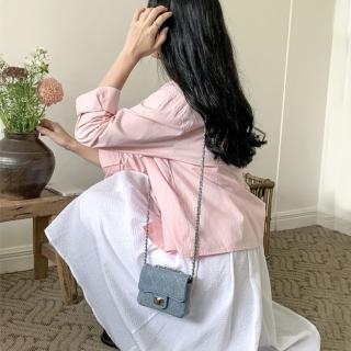【LEEHER】鍊條包/菱格包/小香風/小廢包/小方包/迷你包/手機包/口蓋包包/時尚百搭/隨身小包/牛