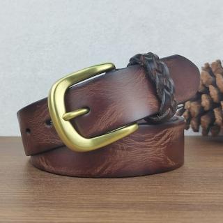 【米蘭精品】現貨+預購 100%真皮皮帶男牛皮腰帶商務皮帶手工皮帶休閒男襯衫牛仔西裝褲(復古手工3色74jq23)