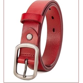 【米蘭精品】現貨+預購 皮帶真皮腰帶(牛皮全新復古休閒女配件6色74jq33)