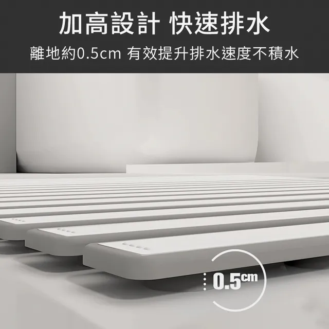 樂居安 TPE雙重防滑墊 快速瀝水 環保親膚 德國萊茵認證 強力吸盤浴缸止滑墊 浴室淋浴間腳踏墊地墊