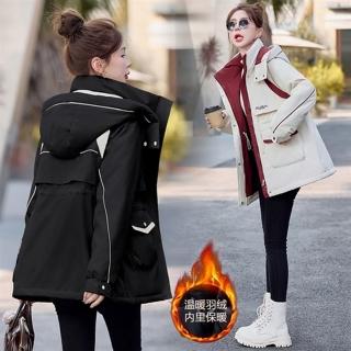 【BRIGA XYFS6772】BRIGA XYFS6772設計師款禦寒保暖衝鋒衣派克服白鴨絨羽絨外套(XYFS6772)