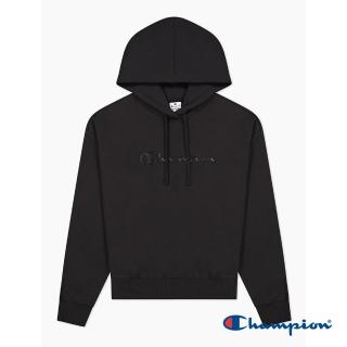 【Champion】官方直營-LEGACY系列草寫LOGO印花連帽上衣-女(歐線)