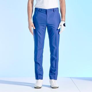 【PING】男款伸縮褲頭吸濕排汗高爾夫休閒長褲-深藍(GOLF/高爾夫球褲/PE24135-58)