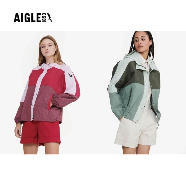 【AIGLE】女 防潑休閒外套 AG-FAX96 2色(女外套 防潑水外套 休閒外套)