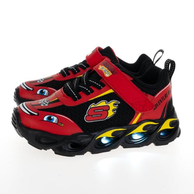 SKECHERS 男嬰童系列 燈鞋 THERMO-FLASH 402306NRDBK