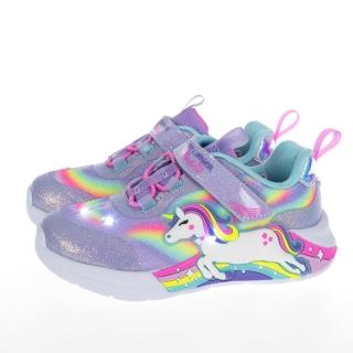 【SKECHERS】女嬰童系列 燈鞋 UNICORN CHASER(302298NLVMT)
