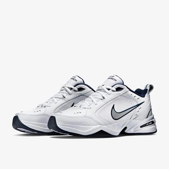 【NIKE 耐吉】休閒鞋 男鞋 女鞋 運動鞋 老爹鞋 厚底 AIR MONARCH IV 白銀 415445-102