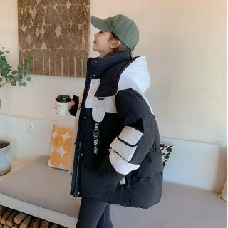 【巴黎精品】現貨+預購 真羽絨90%鴨絨羽絨外套羽絨衣夾克(保暖短版工裝派克羽絨女外套a1ii7)