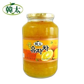 【韓太】蜂蜜風味柚子茶1KG x1罐(本島免運費)