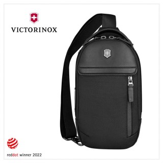 【VICTORINOX 瑞士維氏】Architecture Urban2 城市系列單肩包 8x17x28 黑(653350)