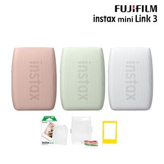 【FUJIFILM 富士】instax mini Link3 手機印相機 原廠公司貨(水晶殼10張底片超值組合)