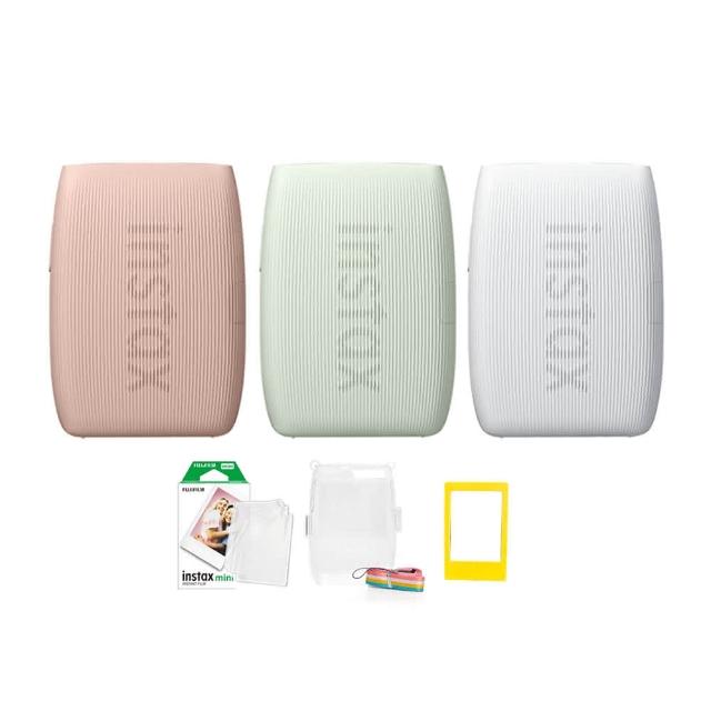 【FUJIFILM 富士】instax mini Link3 手機印相機 原廠公司貨(水晶殼10張底片超值組合)