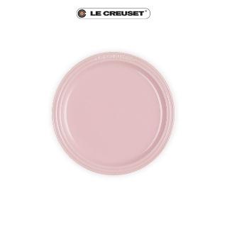 【Le Creuset】瓷器圓盤19cm(亮粉-無盒)