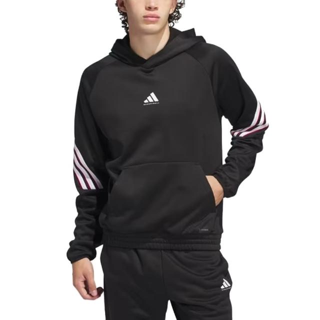 【adidas 愛迪達】連帽長袖T恤 運動 休閒 CRAZYWARM HOODY 男 - JN2491