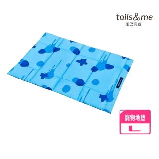 【tails&me 尾巴與我】尾巴探險記/墨點寵物地墊 L