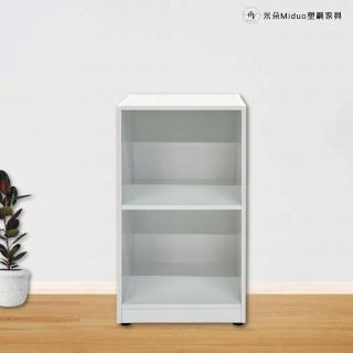 【Miduo 米朵塑鋼傢俱】1.3尺兩層塑鋼置物櫃 塑鋼收納櫃 防水塑鋼傢俱（寬41.5*深40*高77公分）