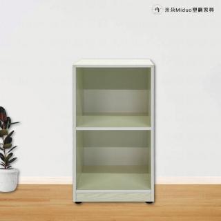【Miduo 米朵塑鋼傢俱】1.3尺兩格塑鋼置物櫃 塑鋼收納櫃 防水塑鋼傢俱（寬41.5*深31*高77公分）