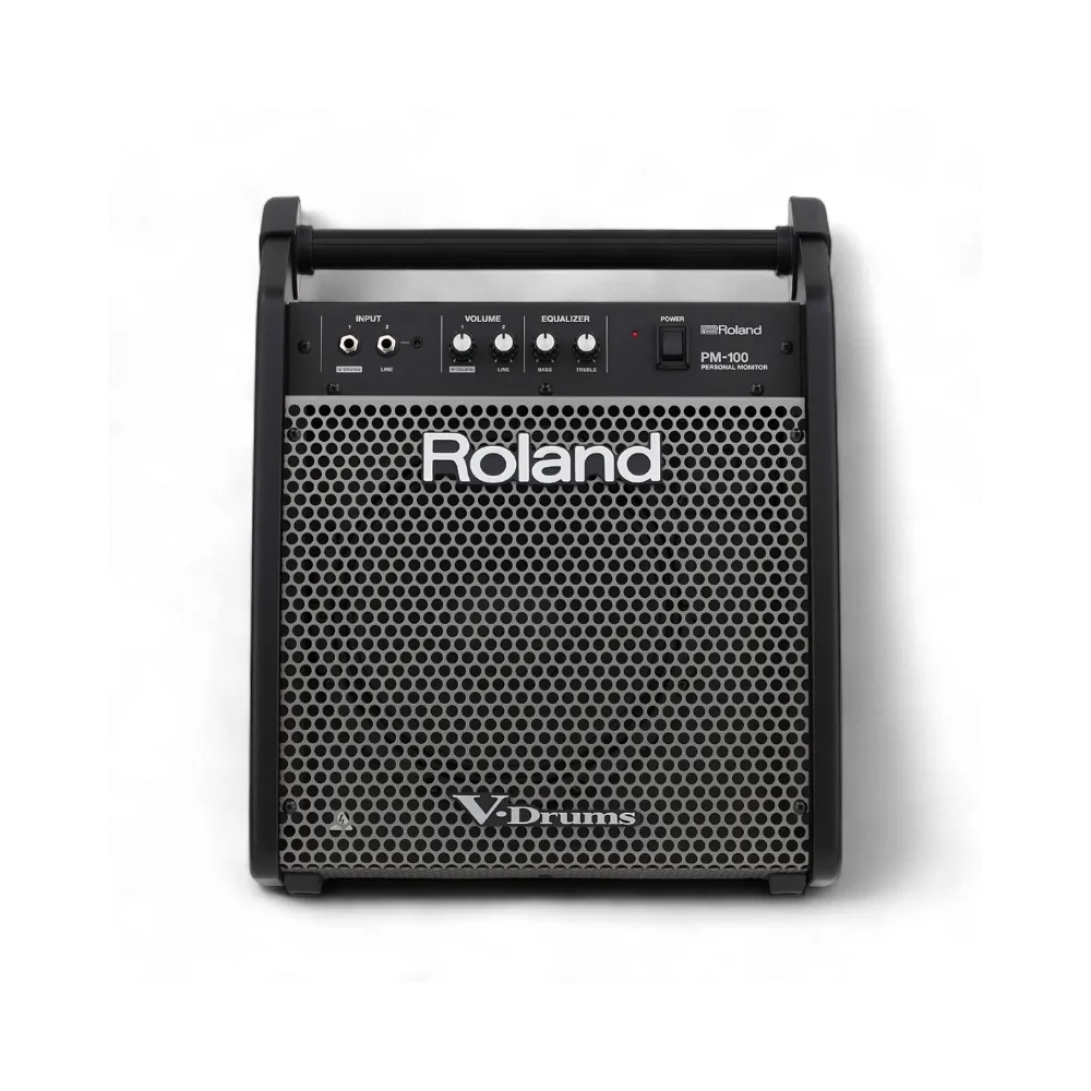 【ROLAND 樂蘭】PM-100 80瓦電子鼓監聽音箱／專業音色技術(PM100 樂器音箱 鼓音箱 鍵盤音箱 監聽 音響)