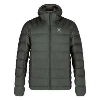 【MONTURA】男 Renon 防潑抗風羽絨保暖連帽外套-鼠尾草綠/古銅棕(羽絨衣/保暖/旅遊/穿搭)