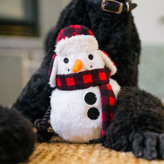 【P.L.A.Y.】節日居家系列 雪人 狗玩具 發聲 寵物玩具