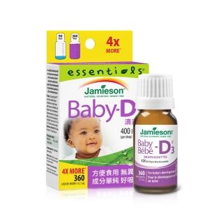 【Jamieson 健美生】維生素D3滴劑1入x360滴(鈣吸收 孕婦嬰兒可用 MCT Oil)