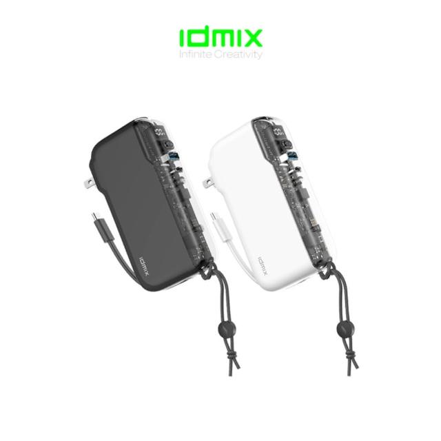 【idmix】MR CHARGER 10000mAh CH09C 65W 自帶線快充行動電源 37Wh 可上飛機(強力補電 全面支援)
