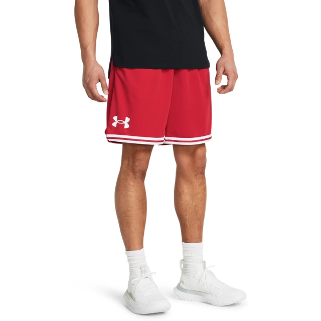 UNDER ARMOUR UA 男 Perimeter 10吋籃球短褲_1383392-600(紅色)