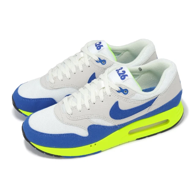 NIKE 耐吉 休閒鞋 Air Max 1 86 OG 男鞋 藍 綠 Royal and Volt 氣墊 經典(HF2903-100)