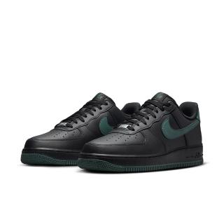 【NIKE 耐吉】休閒鞋 男鞋 運動鞋 AF1 AIR FORCE 1 07 黑綠 FJ4146-001