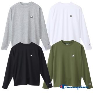 【Champion】官方直營-日本SPORTS長袖T恤運動款長T/速乾型運動練習上衣-男(4色可選)