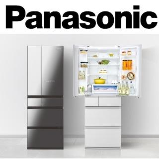 【Panasonic 國際牌】日本製一級520公升無邊框鏡面6門電冰箱(NR-F521HX)
