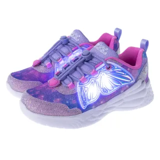 【SKECHERS】女童系列 燈鞋 DREAM RACER(303055LLVPK)