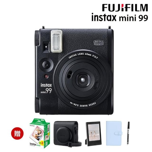 【FUJIFILM 富士】instax mini 99 拍立得相機 原廠公司貨(送原廠皮套20張底片組合)