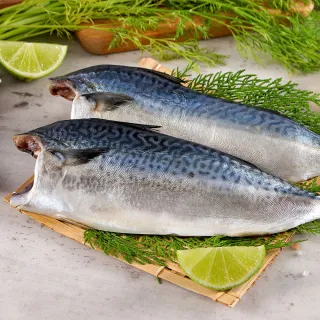 【究好味】南方澳兩片切鯖魚40片(無加鹽/薄鹽)