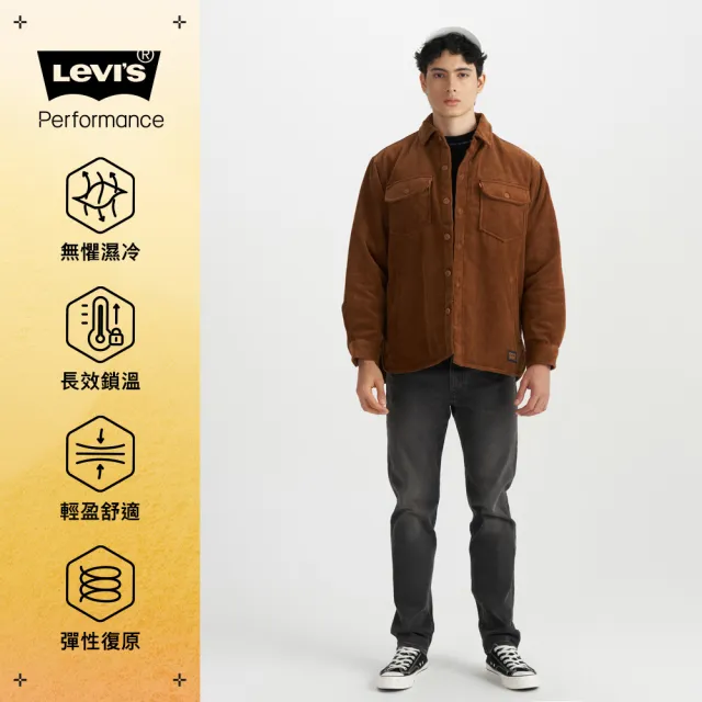 【LEVIS】男款 502 錐形牛仔褲 中腰牛仔褲 Warm 保暖丹寧褲 熱賣單品 29507-1588