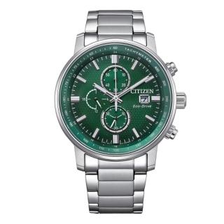【CITIZEN 星辰】Chronograph 亞洲限定 光動能時尚腕錶/43.0mm(CA0840-87X)