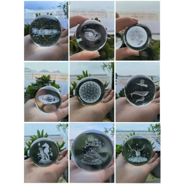 【A-ONE 匯旺】生命永生花 水晶球 台灣現貨 玻璃雷射雕刻 星空燈 暖光床頭燈  LED燈 交換禮物