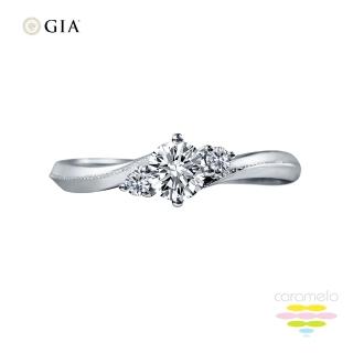 【彩糖鑽工坊】GIA 鑽石戒指 30分 F/VS2 K金鑽戒 北極光頂級車工(頂級車工+H&A八心八箭+3EX 天然鑽石)