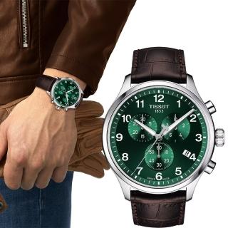 【TISSOT 天梭】官方授權 Chrono XL韻馳系列經典計時腕錶 手錶(T1166171609200/45mm)