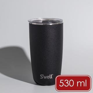 【S’well】Tumbler不鏽鋼滑蓋保溫杯 曜石黑530ml / 保溫杯 保冷保冰杯 推蓋直飲杯 環保杯 便攜杯 隨行杯