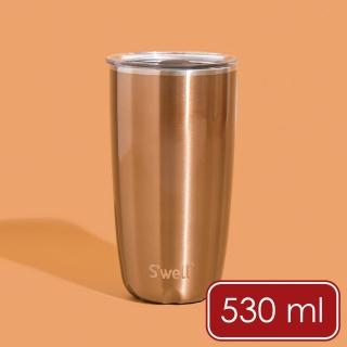 【S’well】Tumbler不鏽鋼滑蓋保溫杯 香檳金530ml / 保溫杯 保冷保冰杯 推蓋直飲杯 環保杯 便攜杯 隨行杯