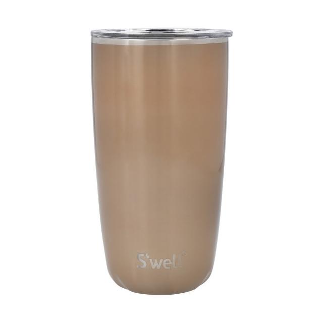 【S’well】美國 Tumbler不鏽鋼滑蓋保溫杯 香檳金530ml / swell 保溫杯 保冰杯 推蓋直飲杯