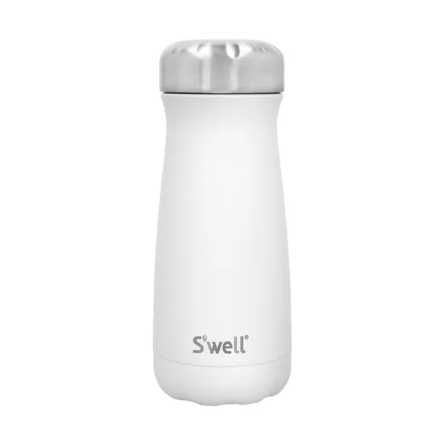 【S’well】美國 Traveler不鏽鋼保溫瓶 雲朵白470ml / swell 保溫杯 保冷杯 水壺 環保杯